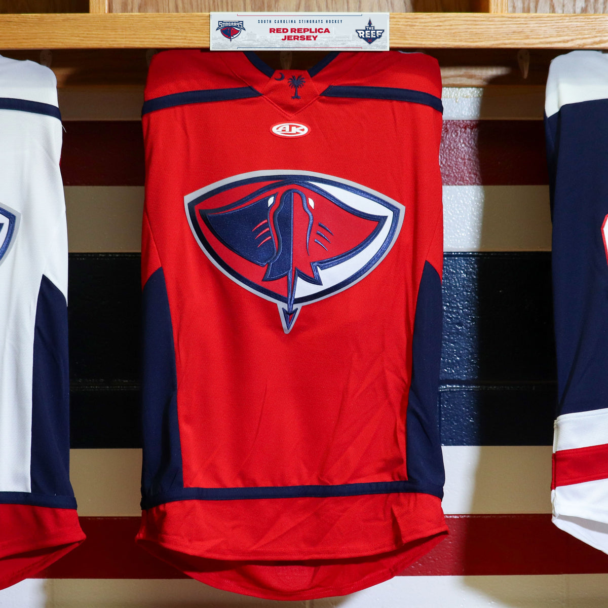 Youth Red Athletic Knit Stingrays Replica Jersey – South Carolina
