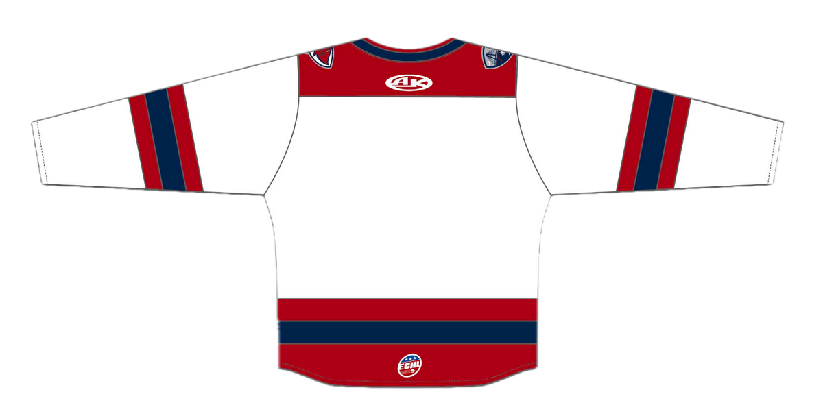 Adult White CHS Athletic Knit Stingrays Replica Jersey – South