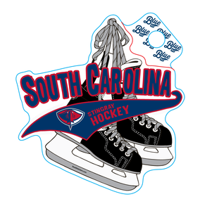 Stingrays Hockey Skates Sticker