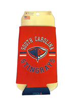 Load image into Gallery viewer, Stingrays Can Cooler Red and Blue Koozie
