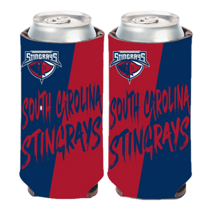 Stingrays Word Split Tall Boy Koozie