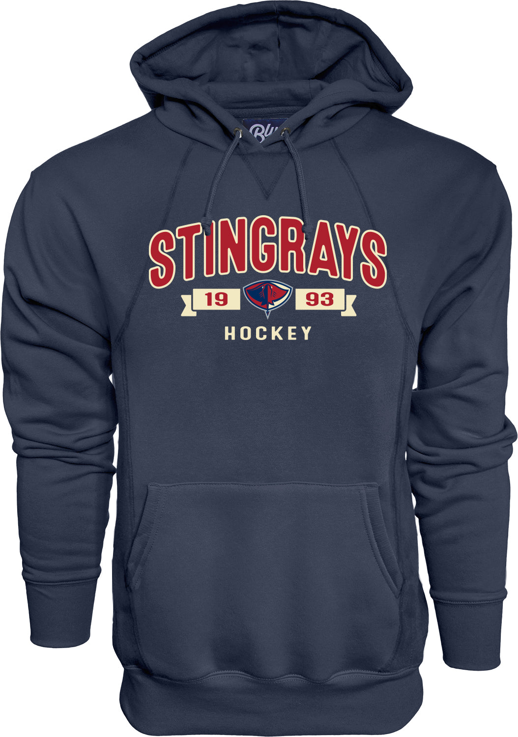 Navy Chain Drive Hoodie