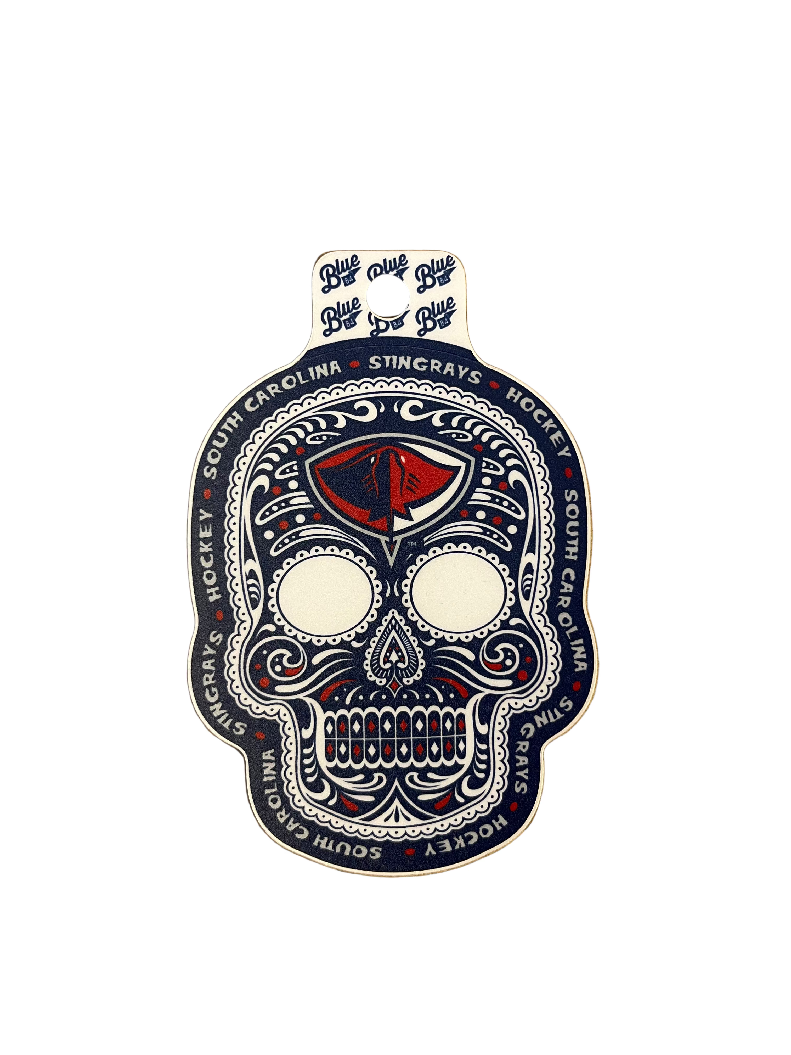 Stingrays Skull Sticker