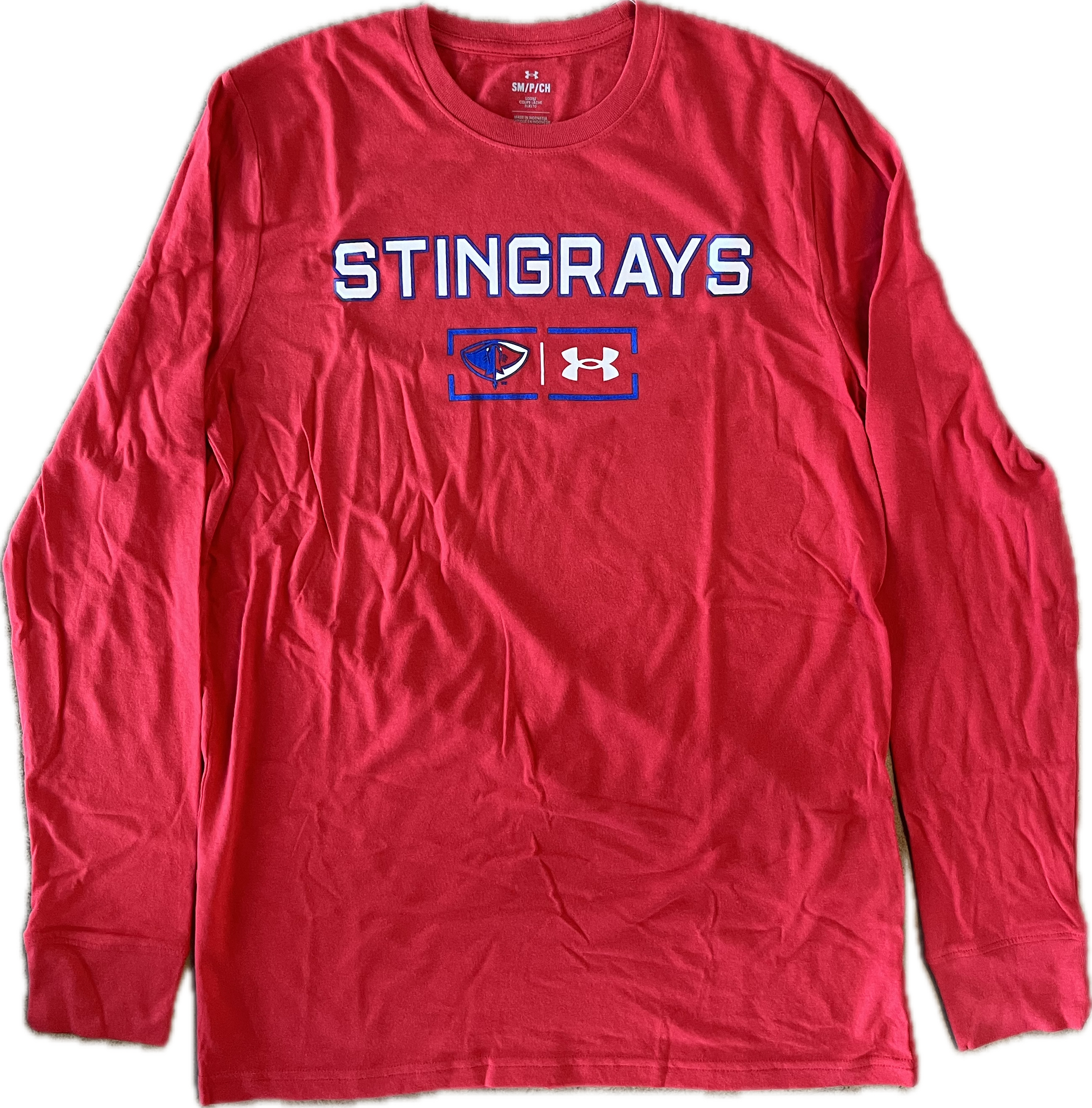 Under Armor Red Long Sleeve T Shirt