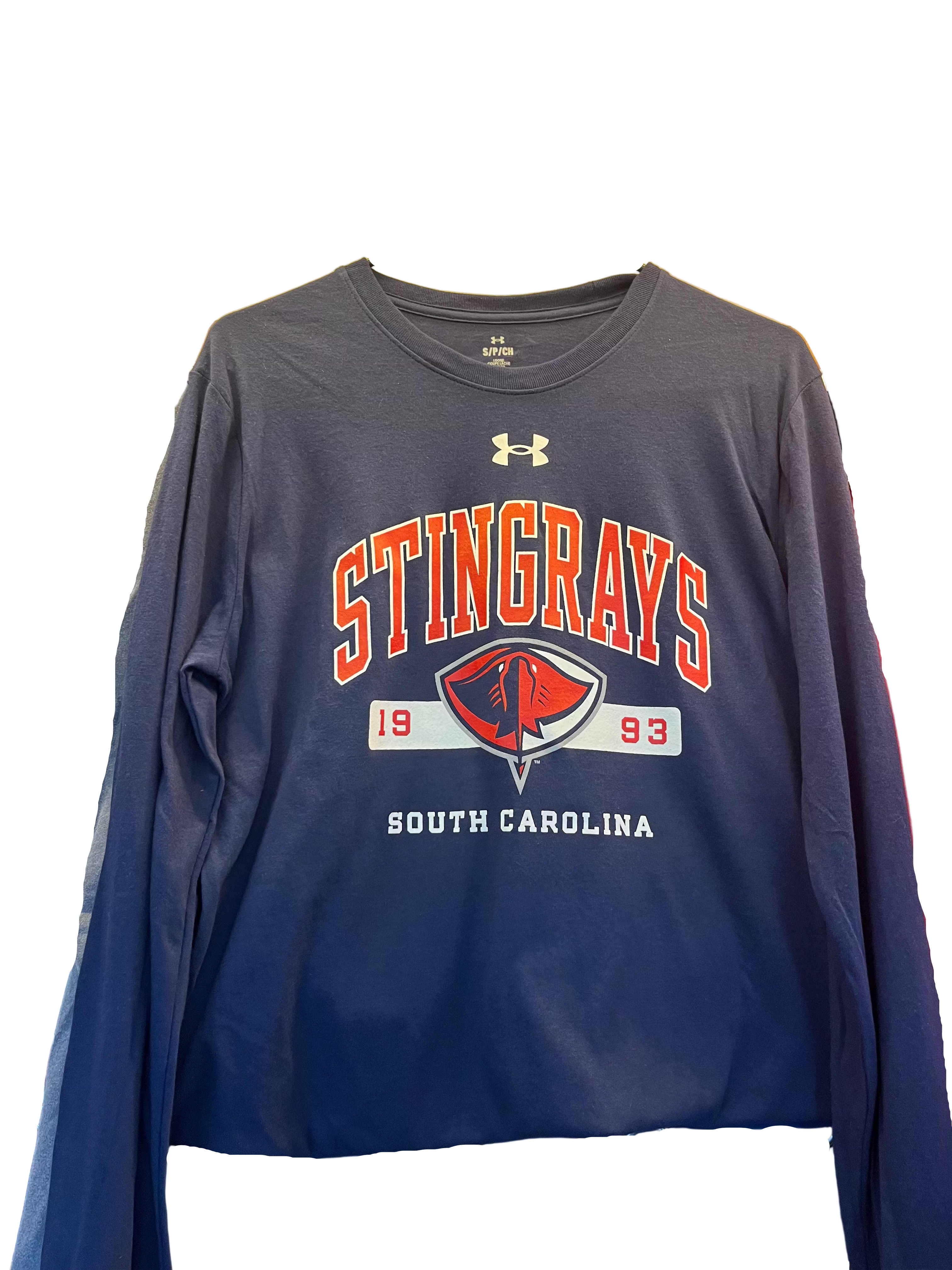 Under Armour Navy Long Sleeve T Shirt