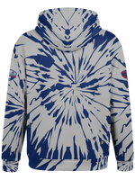 Load image into Gallery viewer, South Carolina Stingrays Gray Tie-Dye Hockey Hoodie
