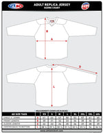 Load image into Gallery viewer, Adult White CHS Athletic Knit Stingrays Replica Jersey
