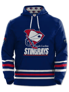 South Carolina Stingrays Navy Hockey Hoodie (PLEASE READ DESCRIPTION BELOW)