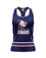 Load image into Gallery viewer, South Carolina Stingrays Navy Women&#39;s Racerback Hockey Tank (PLEASE READ DESCRIPTION BELOW)
