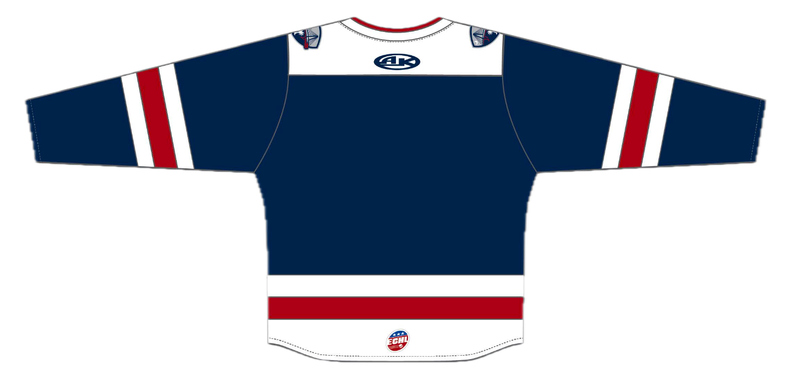 Adult Navy Athletic Knit Stingrays Replica Jersey