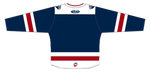 Load image into Gallery viewer, Adult Navy Athletic Knit Stingrays Replica Jersey
