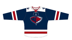 Adult Navy Athletic Knit Stingrays Replica Jersey