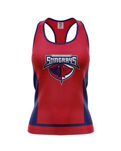 South Carolina Stingrays Red Women's Racerback Hockey Tank (PLEASE READ DESCRIPTION BELOW)