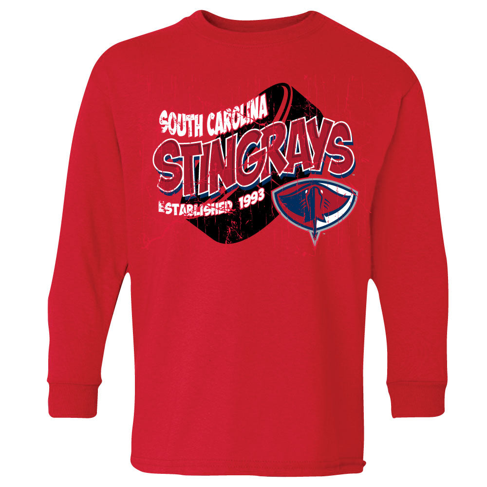 Red Youth Swoon Long Sleeve T-Shirt – South Carolina Stingrays