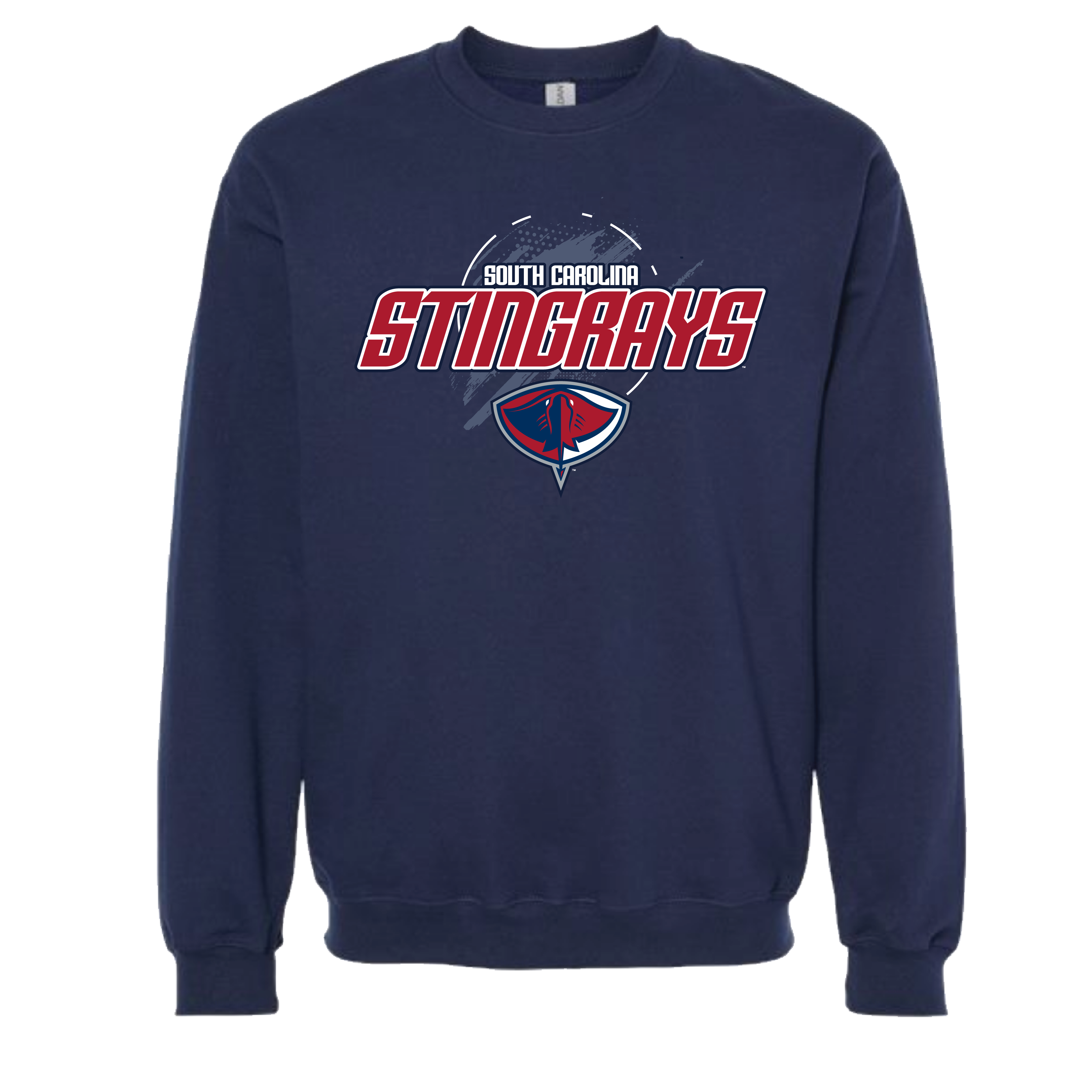 Navy Barrage Crewneck