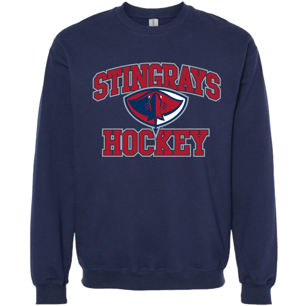 Navy Houk Crewneck