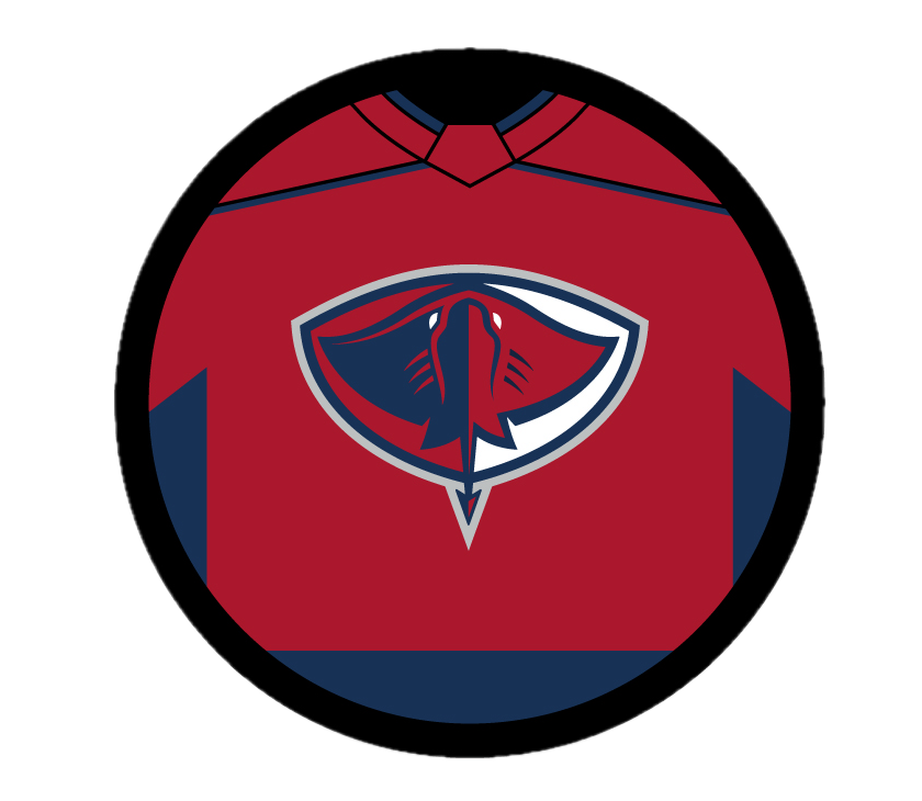 Stingrays Jersey Souvenir Puck