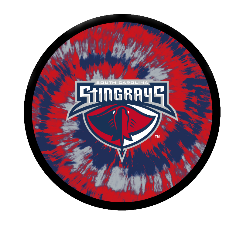 Stingrays Tie Dye Souvenir Puck
