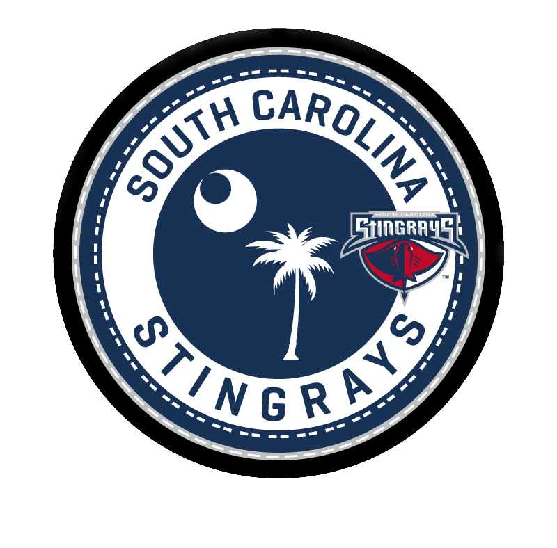 Stingrays State Flag Souvenir Puck