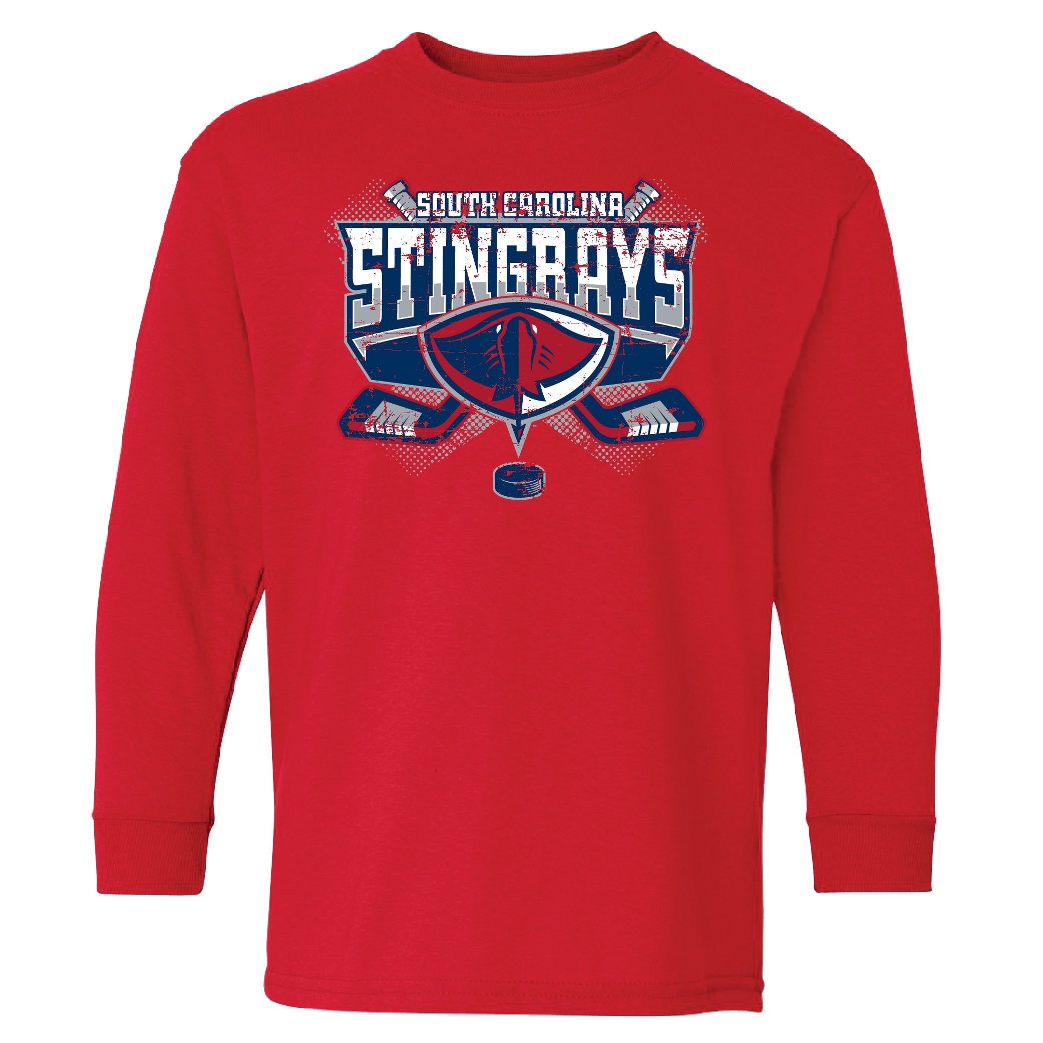 Red Youth Sozzled Long Sleeve T-Shirt