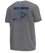 Load image into Gallery viewer, UA Dri- Fit Grey Stingrays Blueprint SS T-Shirt
