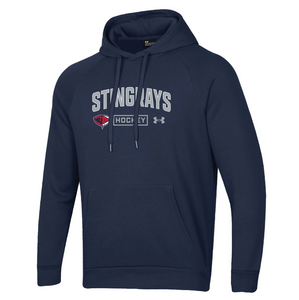 Navy Under Armour All Day Fleece Hood