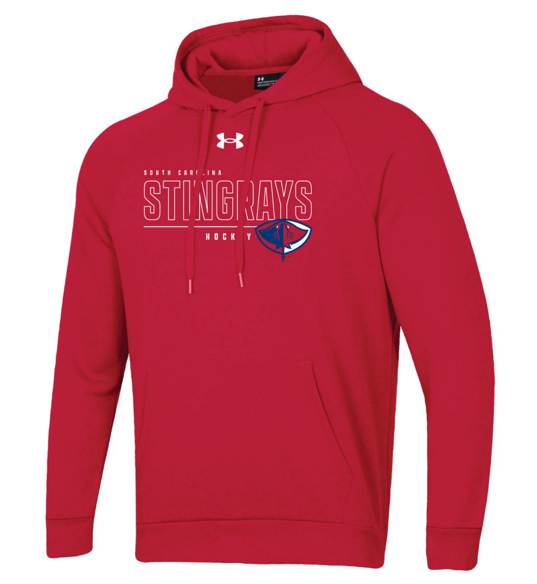 Red Under Armour All Day Fleece Hood