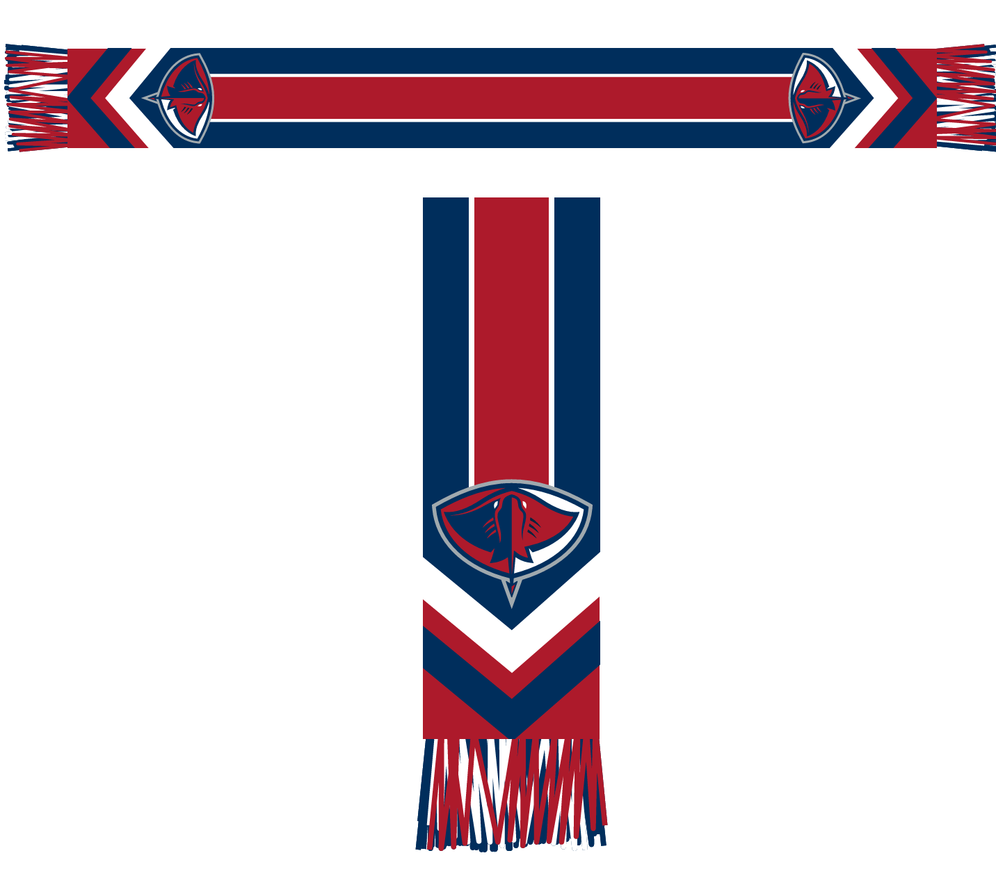 Stingrays Knit Scarf