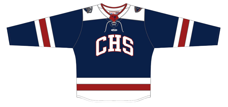 Adult Athletic Knit Stingrays SUBLIMATED Replica CHS Jersey