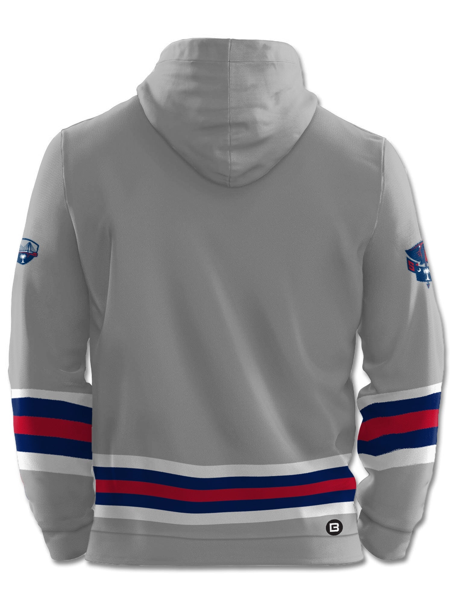 South Carolina Stingrays Silver Hockey Hoodie (PLEASE READ DESCRIPTION BELOW)