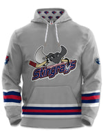 Load image into Gallery viewer, South Carolina Stingrays Silver Hockey Hoodie (PLEASE READ DESCRIPTION BELOW)
