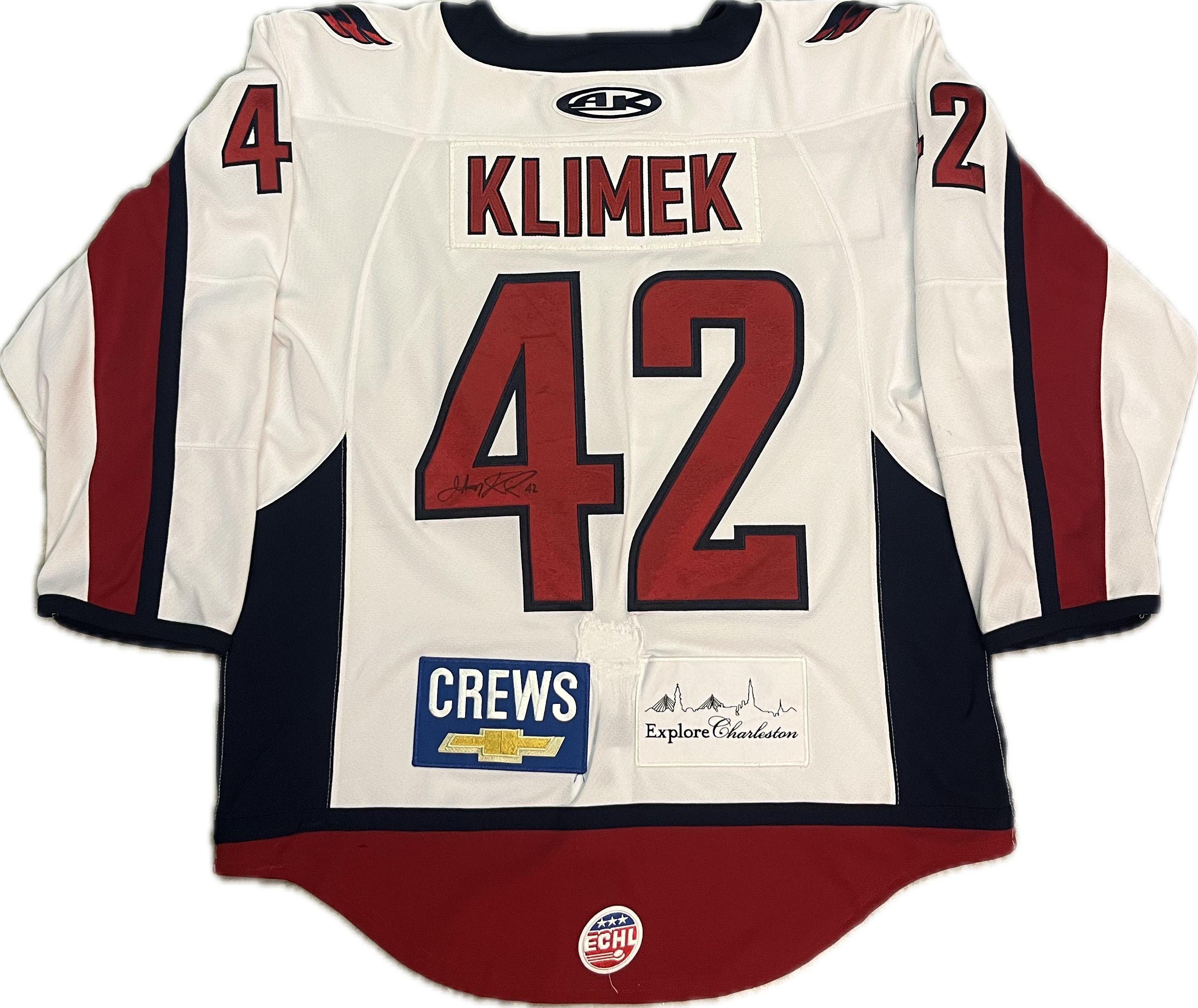 #42 Jordan Klimek Game-Worn Jersey