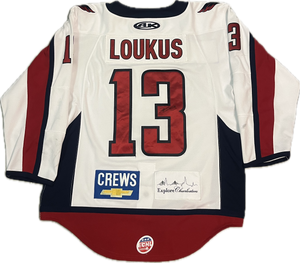 #13 Dean Loukus Game-Worn Jersey