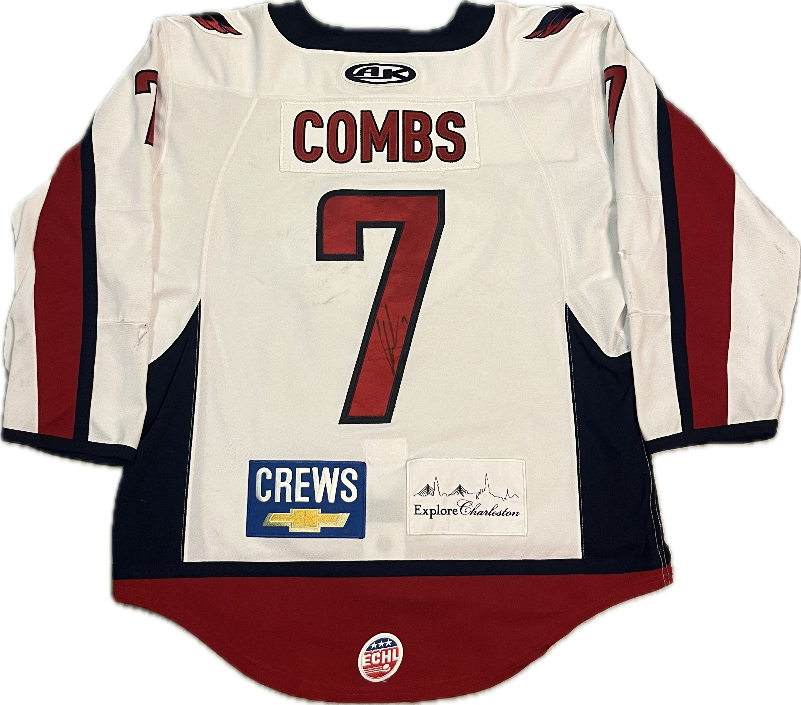 #7 Charlie Combs Game-Worn Jersey