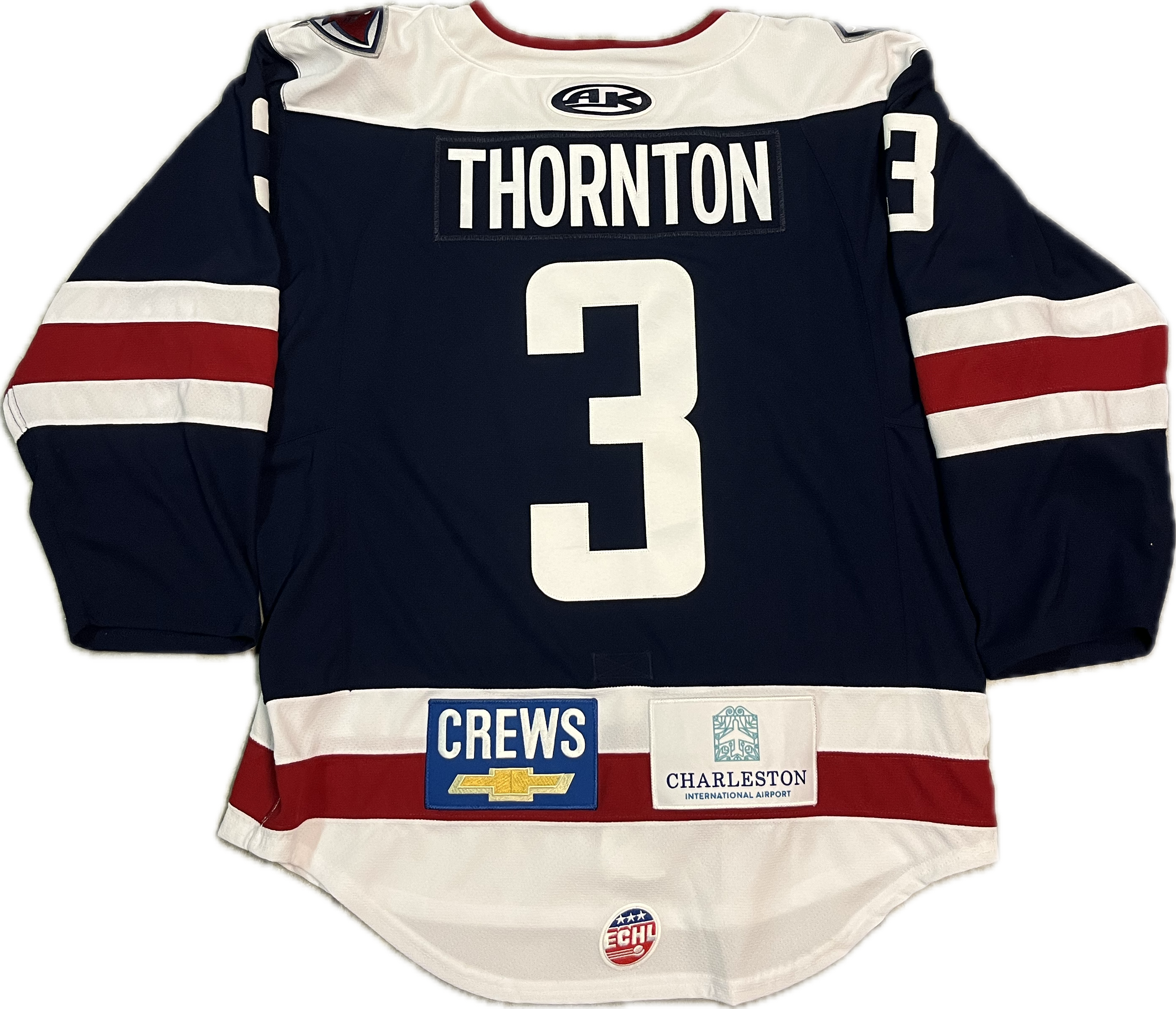 #3 Hudson Thornton Game-Worn Jersey
