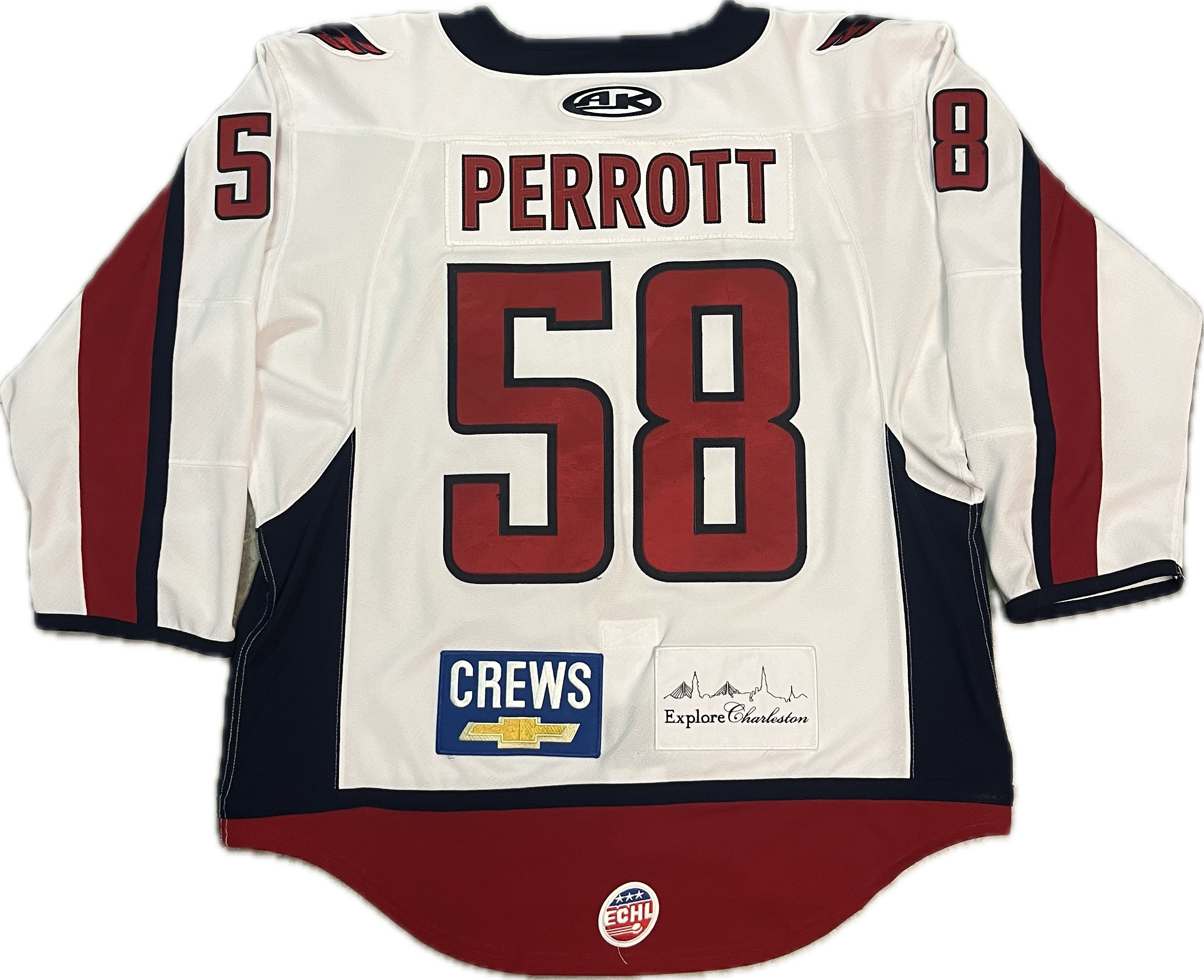 #58 Andrew Perrott Game-Worn Jersey
