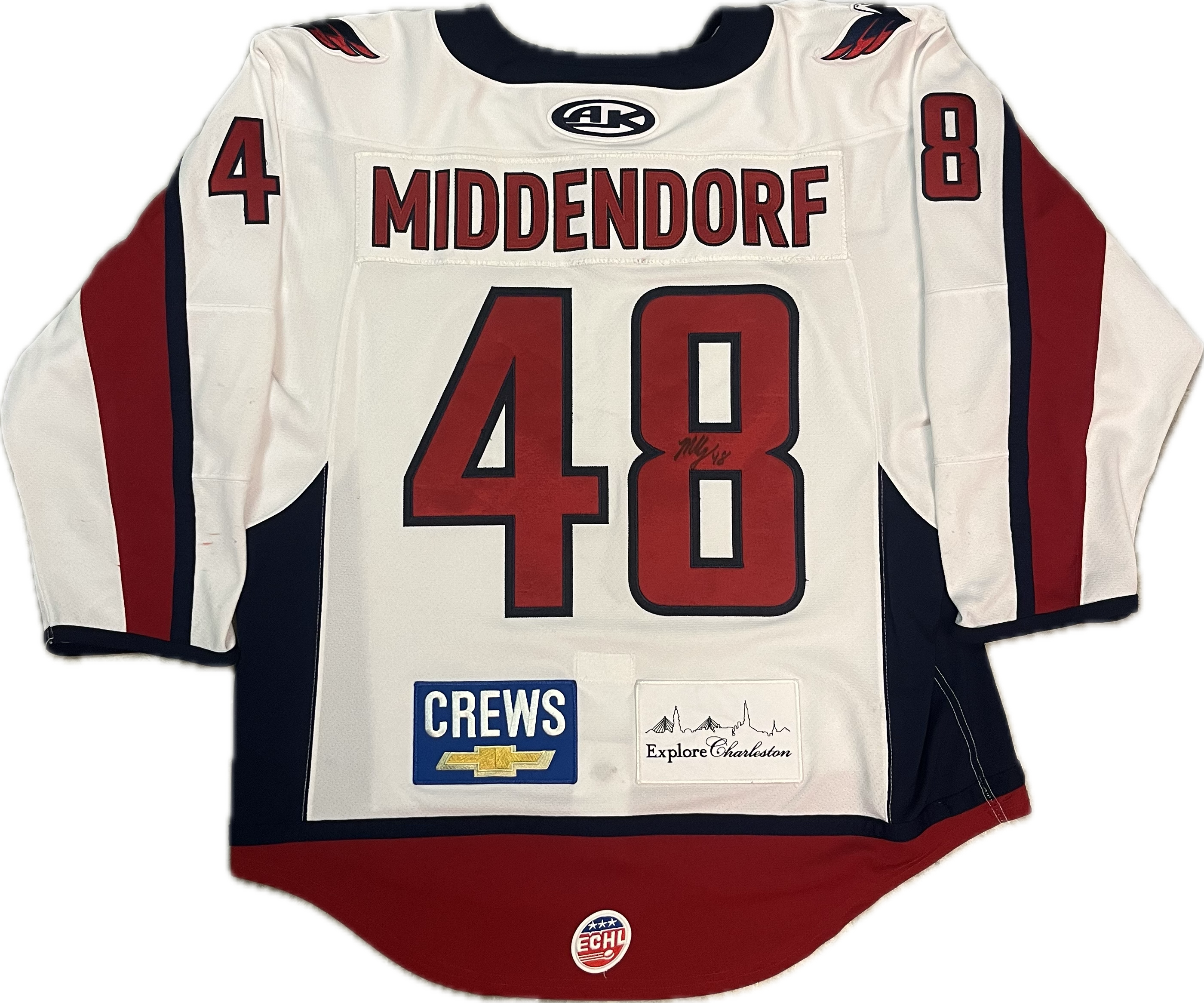 #48 Erik Middendorf Game-Worn Jersey
