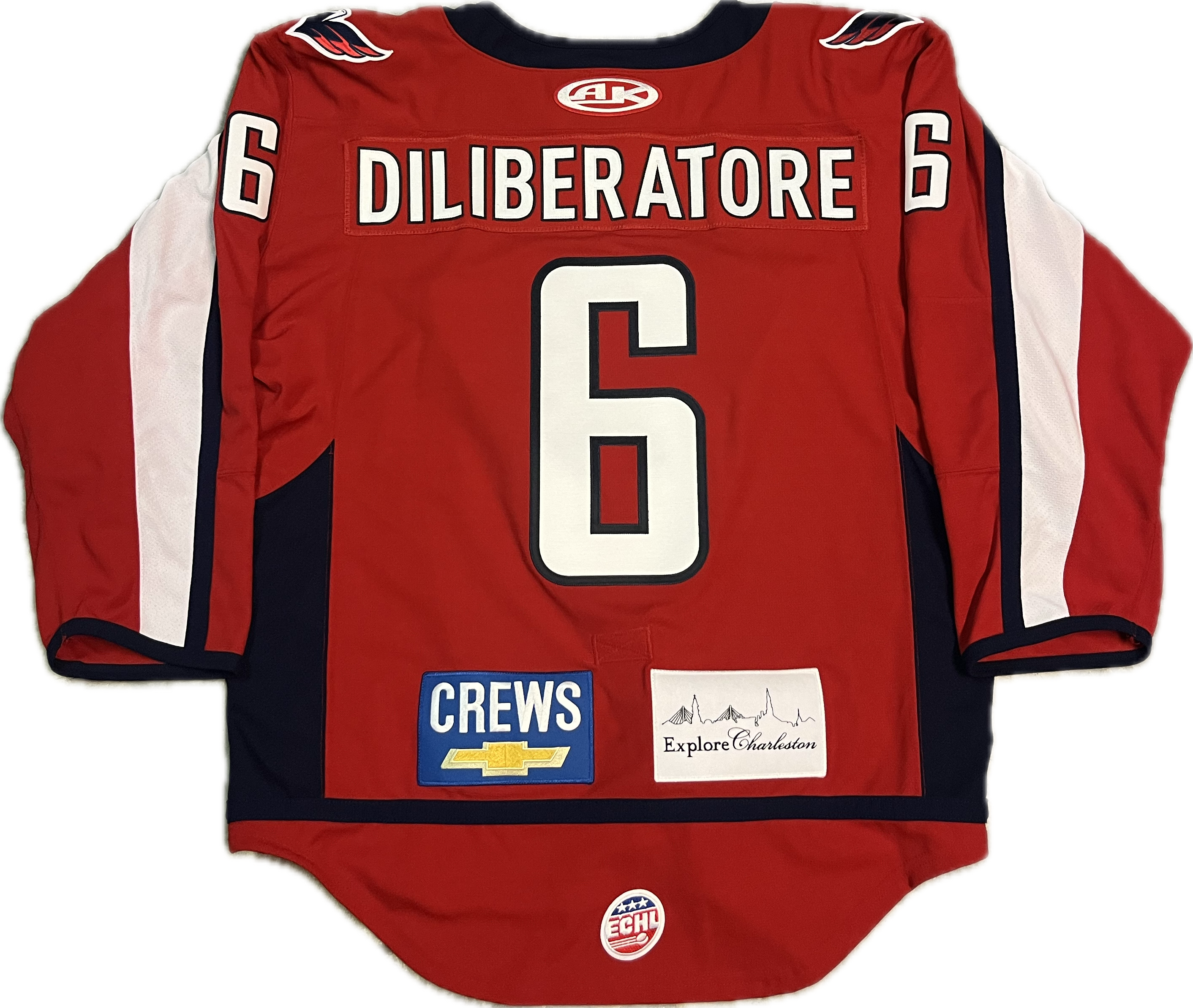 #6 Peter Diliberatore Game-Worn Jersey