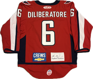 #6 Peter Diliberatore Game-Worn Jersey