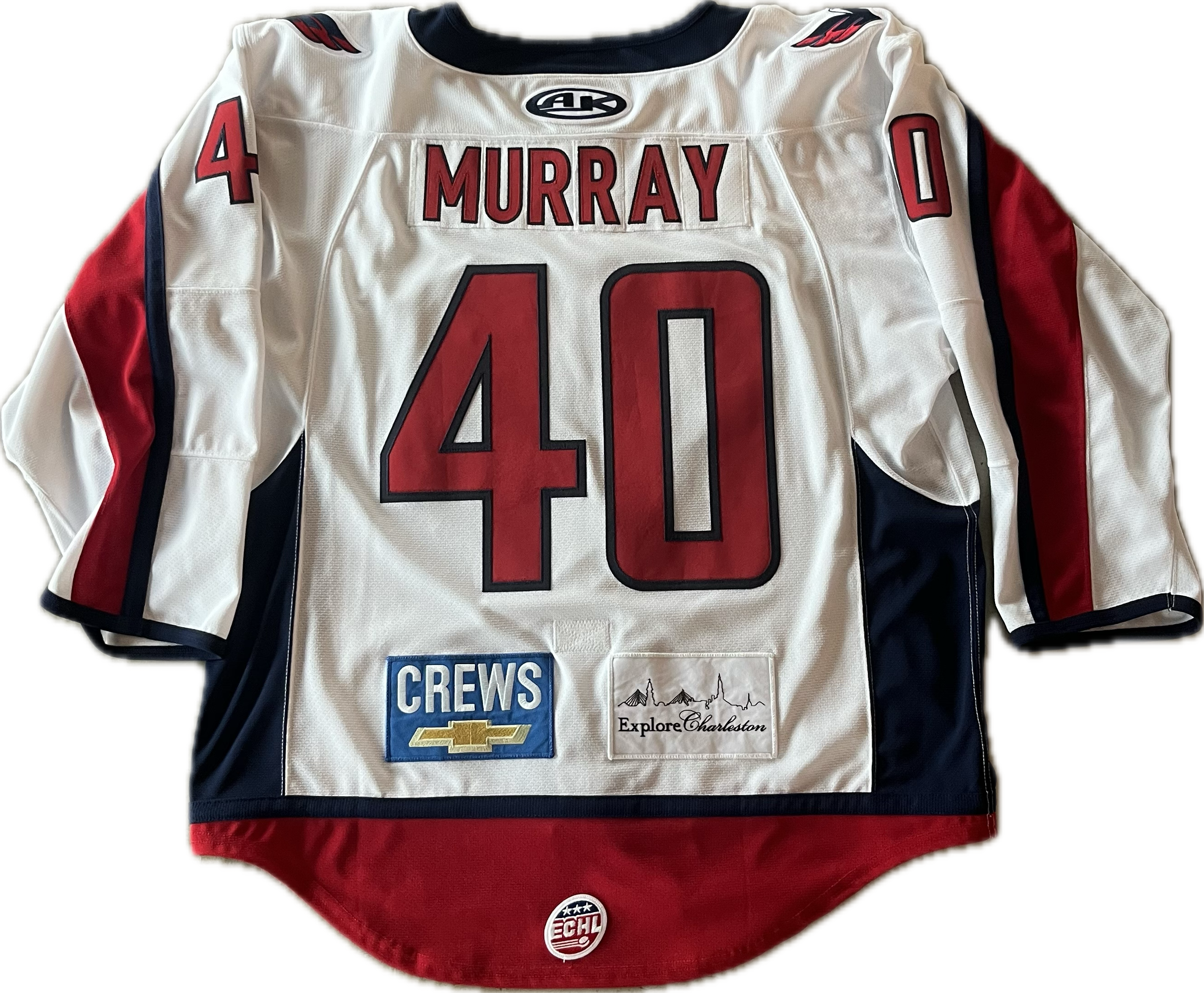 #40 Troy Murray Game-Worn Jersey