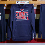Load image into Gallery viewer, Navy Under Armour Bold All Day Fleece Hood
