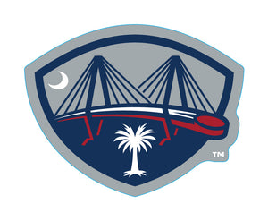 Stingrays Ravenel Bridge Logo Sticker