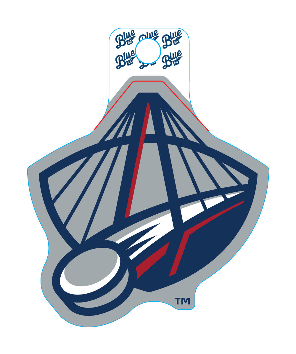 Stingrays Secondary Ravenel Bridge Logo Sticker