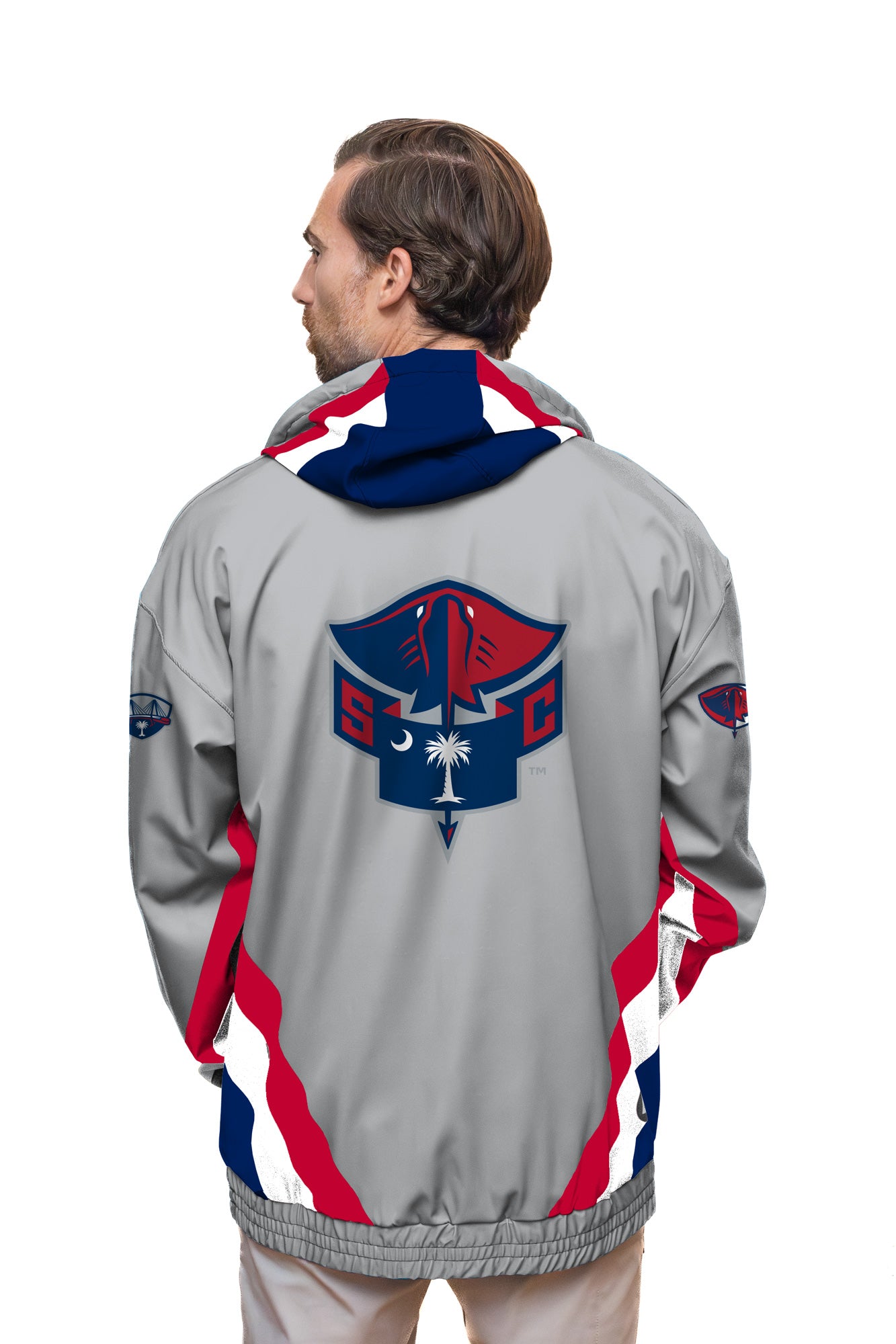 Grey Stingrays Hockey Windbreaker