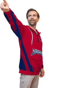 Red Stingrays Hockey Windbreaker