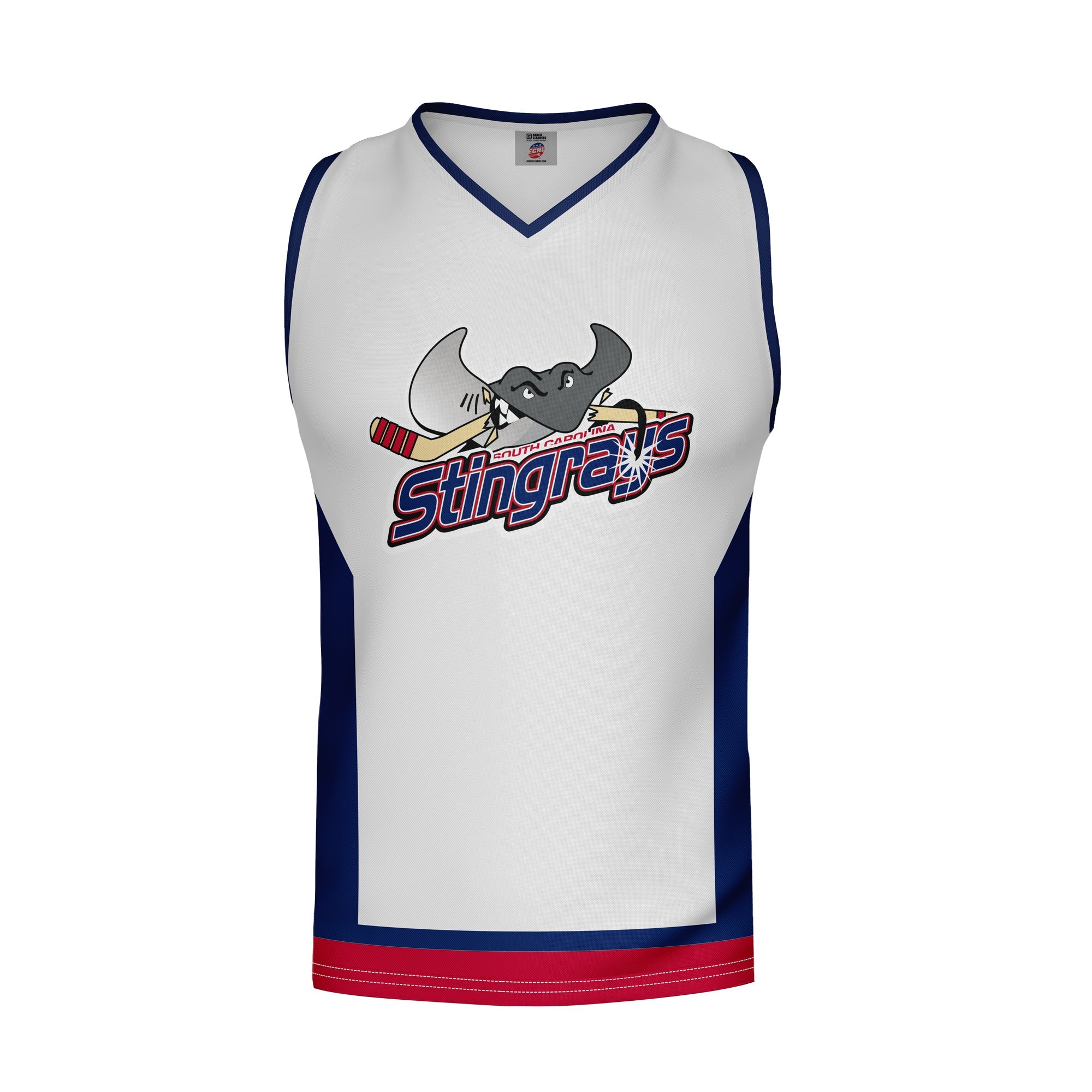 South Carolina Stingrays White Hockey Tank (PLEASE READ DESCRIPTION BELOW)