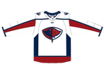 Load image into Gallery viewer, Adult Athletic Knit Stingrays SUBLIMATED Replica White Jersey
