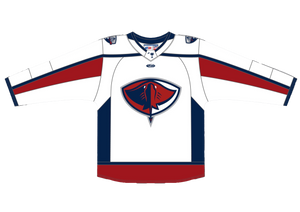 Adult Athletic Knit Stingrays SUBLIMATED Replica White Jersey