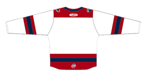 Adult White CHS Athletic Knit Stingrays Replica Jersey