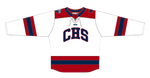 Load image into Gallery viewer, Adult White CHS Athletic Knit Stingrays Replica Jersey
